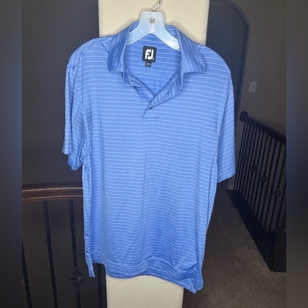 FootJoy Men Striped Polo Size Small Golf Preppy Classic Spring Summer Fall